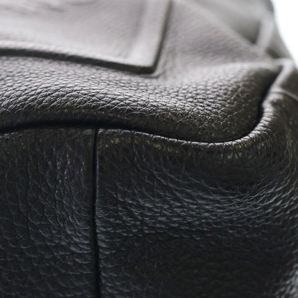 PRADA(プラダ) トライアングル ヴィッテロダイノレザー ショルダーバッグ エンボスロゴ ブラック シルバー金具 斜め掛け クロスボディバッグ 2VY007 V DLO 2BBE F0002 2VY007 レディース