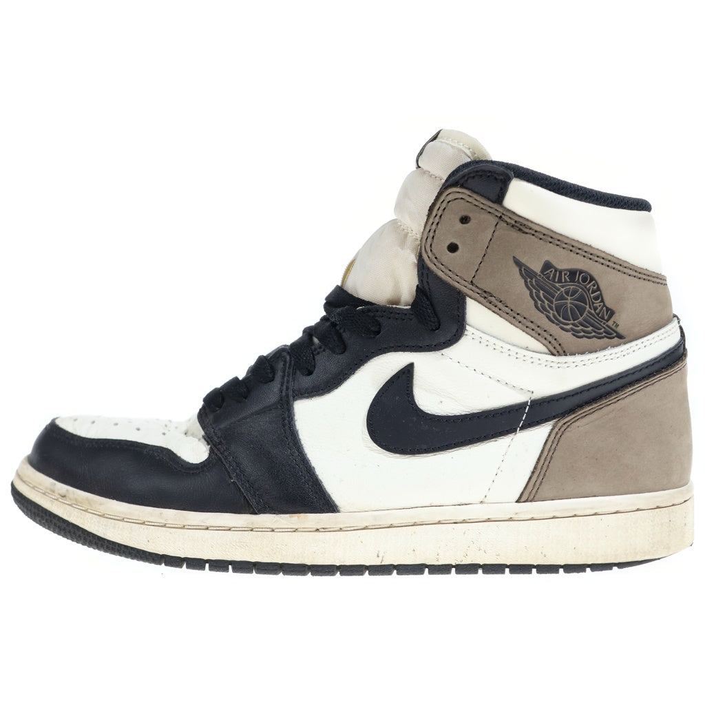 NIKE(ナイキ) エアジョーダン1 ハイ OG セイル/ダークモカ/ブラック 555088-105 箱