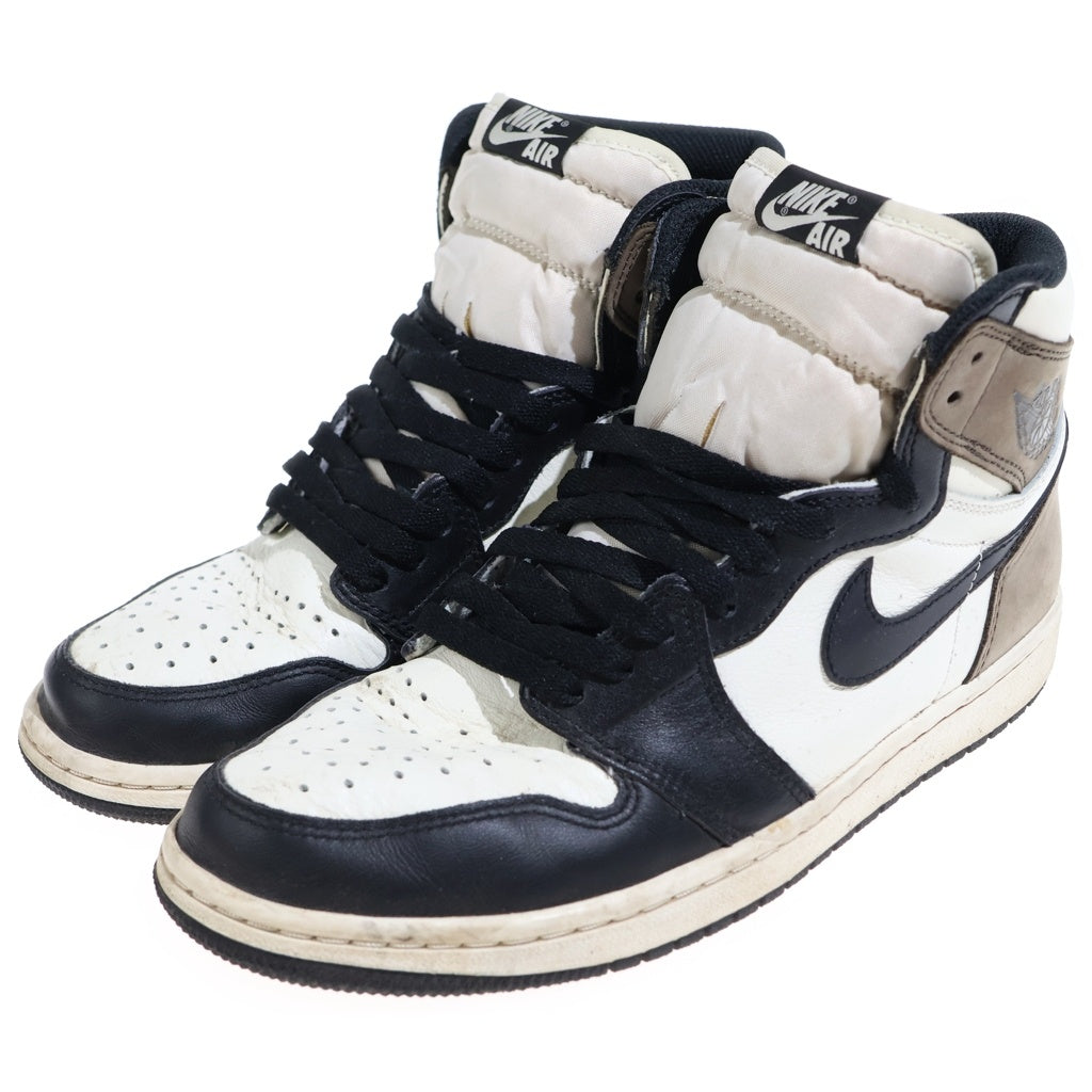 NIKE(ナイキ) エアジョーダン1 ハイ OG セイル/ダークモカ/ブラック 555088-105 箱