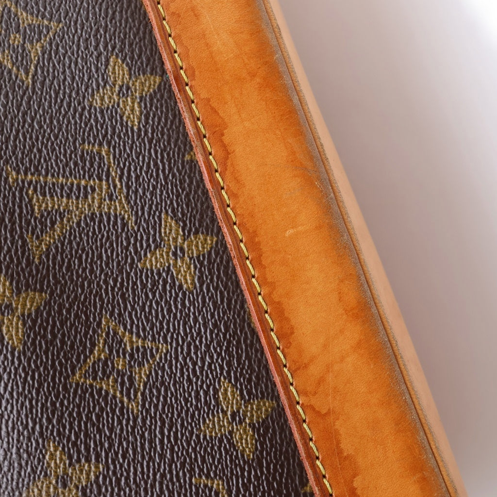 LOUIS VUITTON(ルイヴィトン) モノグラム アルマ ハンドバッグ ブラウン レザー×PVC M51130 ゴールド金具