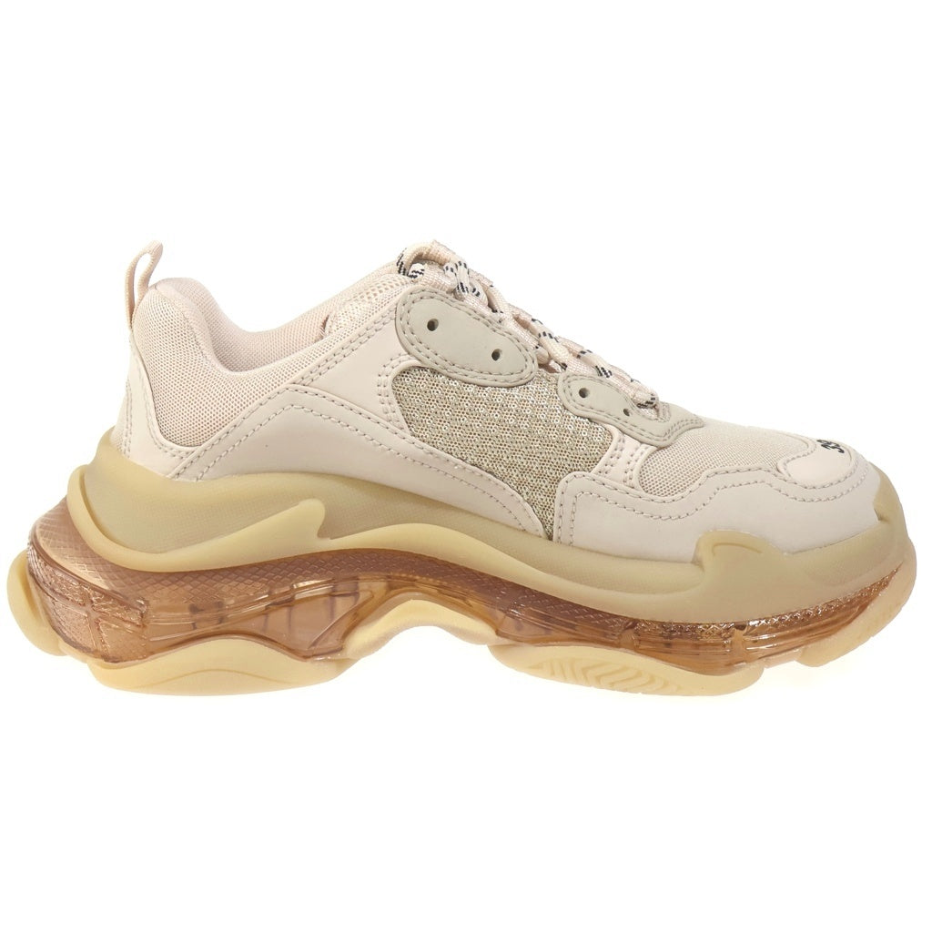 BALENCIAGA(バレンシアガ) トリプルエス クリアソール ローカットスニーカー ベージュ #26 544351 レディース