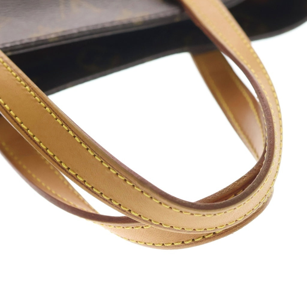 LOUIS VUITTON(ルイヴィトン) モノグラム ヴァヴァンPM ハンドバッグ ミニトートバッグ ブラウン レザー×PVC M51172 ゴールド金具 レディース