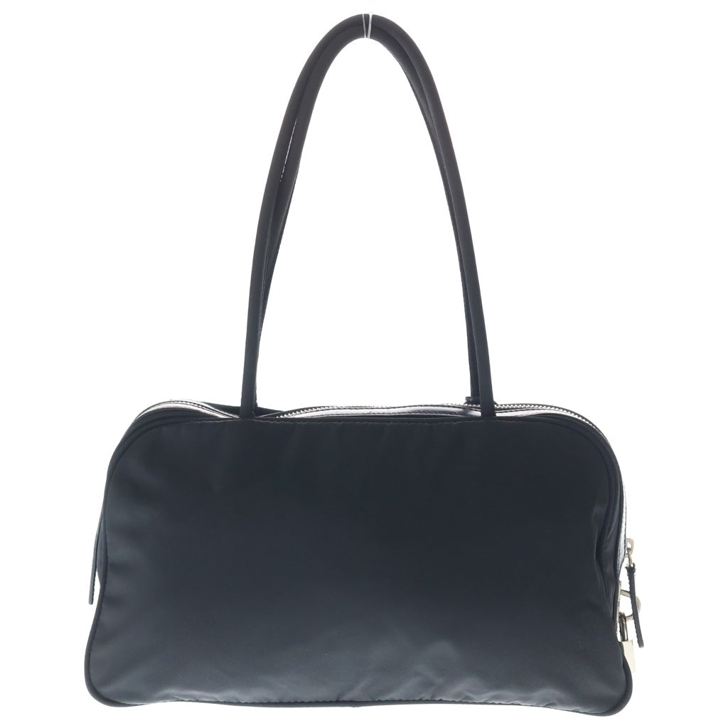 PRADA(プラダ) トライアングルロゴ テスート ナイロン トートバッグ ハンドバッグ ブラック BR1553 レディース