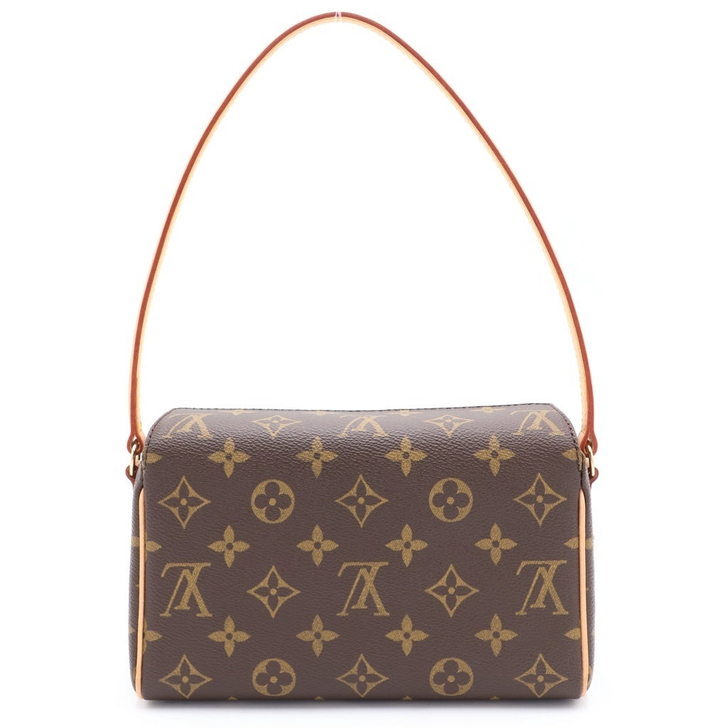 LOUIS VUITTON(ルイヴィトン) モノグラム レシタル PVC レザー ハンドバッグ ブラウン M51900 レディース