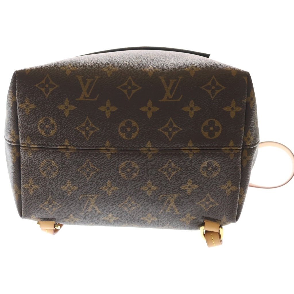 LOUIS VUITTON(ルイヴィトン) モノグラム モンスリNM PM PVC レザー バックパック リュックサック ICタイプ ブラウン M45501 レディース