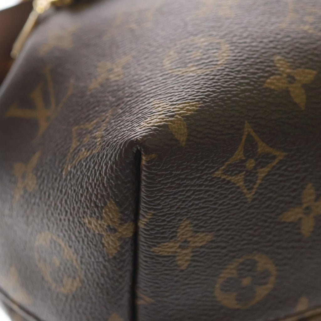 LOUIS VUITTON(ルイヴィトン) モノグラム モンスリNM PM PVC レザー バックパック リュックサック ICタイプ ブラウン M45501 レディース