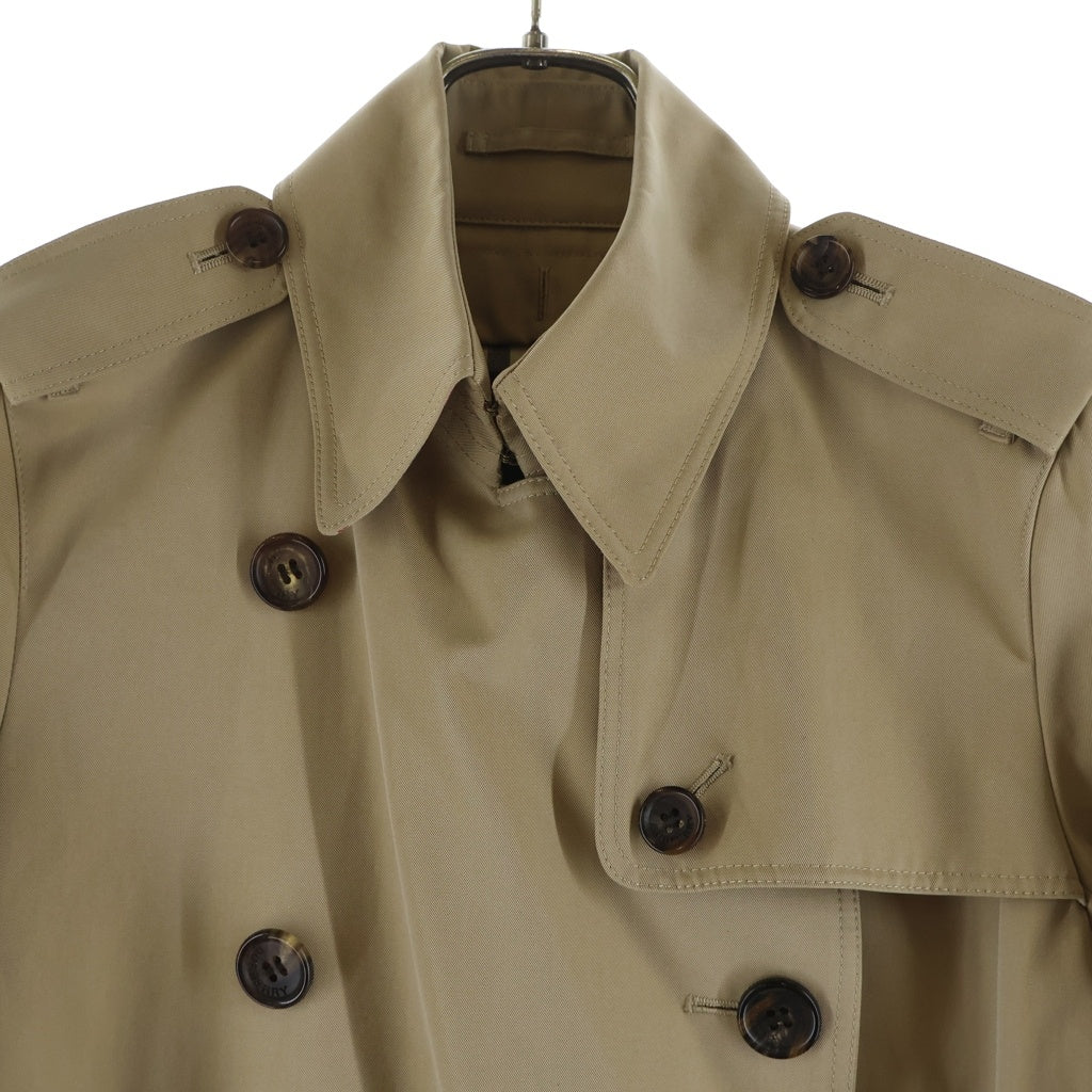 BURBERRY(バーバリー) 裏地ノバチェック柄 コットン トレンチコート ベージュ FRD87-195-51 レディース