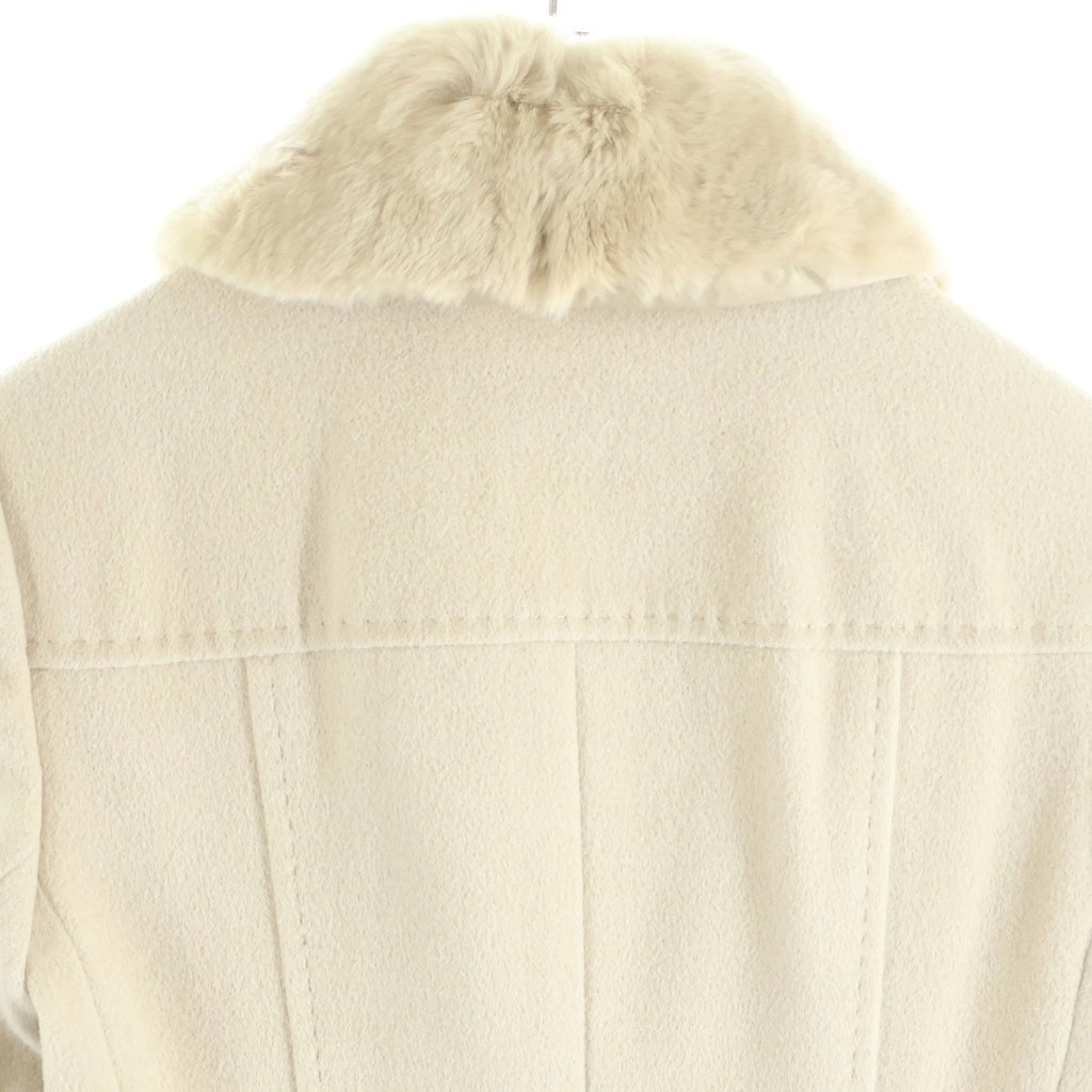 BURBERRY(バーバリー) アンゴラコート ベージュ #40 レディース