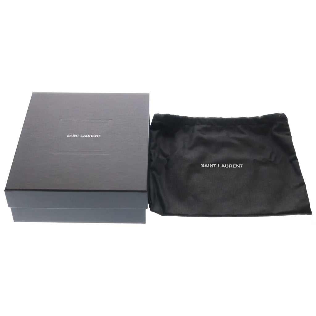 SAINT LAURENT PARIS(サンローランパリ) ギャビー カサンドラロゴ レザー チェーン ショルダーバッグ ゴールド金具 ベージュ 733667 レディース