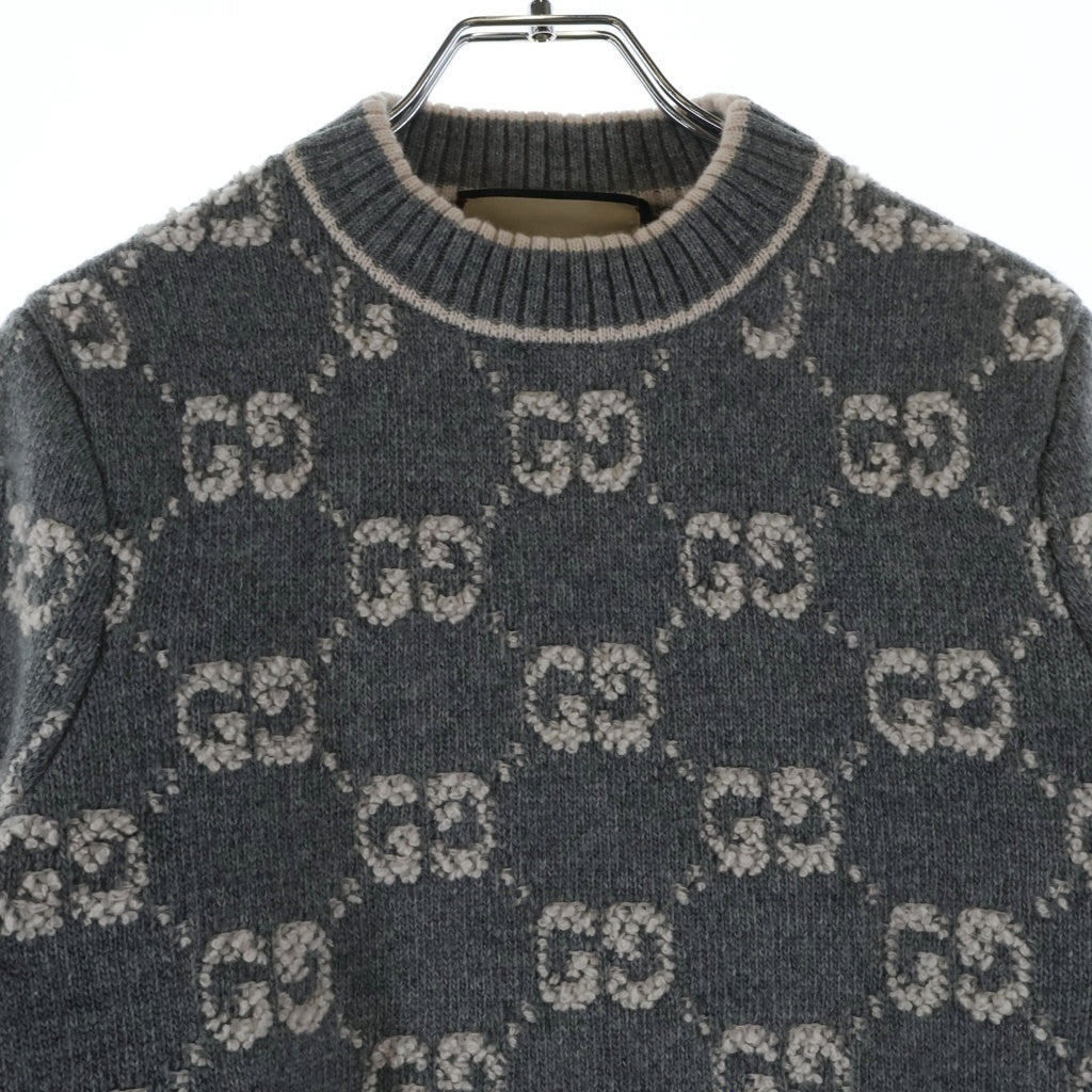 GUCCI(グッチ) GG ブークレウール ジャカード トップ セーター #XS 770059 レディース