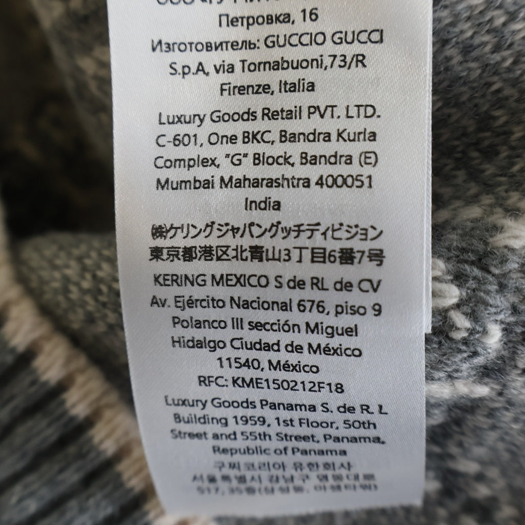 GUCCI(グッチ) GG ブークレウール ジャカード トップ セーター #XS 770059 レディース