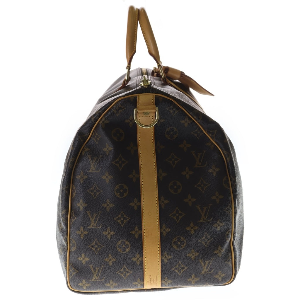LOUIS VUITTON(ルイヴィトン) モノグラム キーポルバンドリエール55 PVC レザー 2WAY ハンドバッグ ショルダーバッグ ボストンバッグ ブラウン M41414 レディース