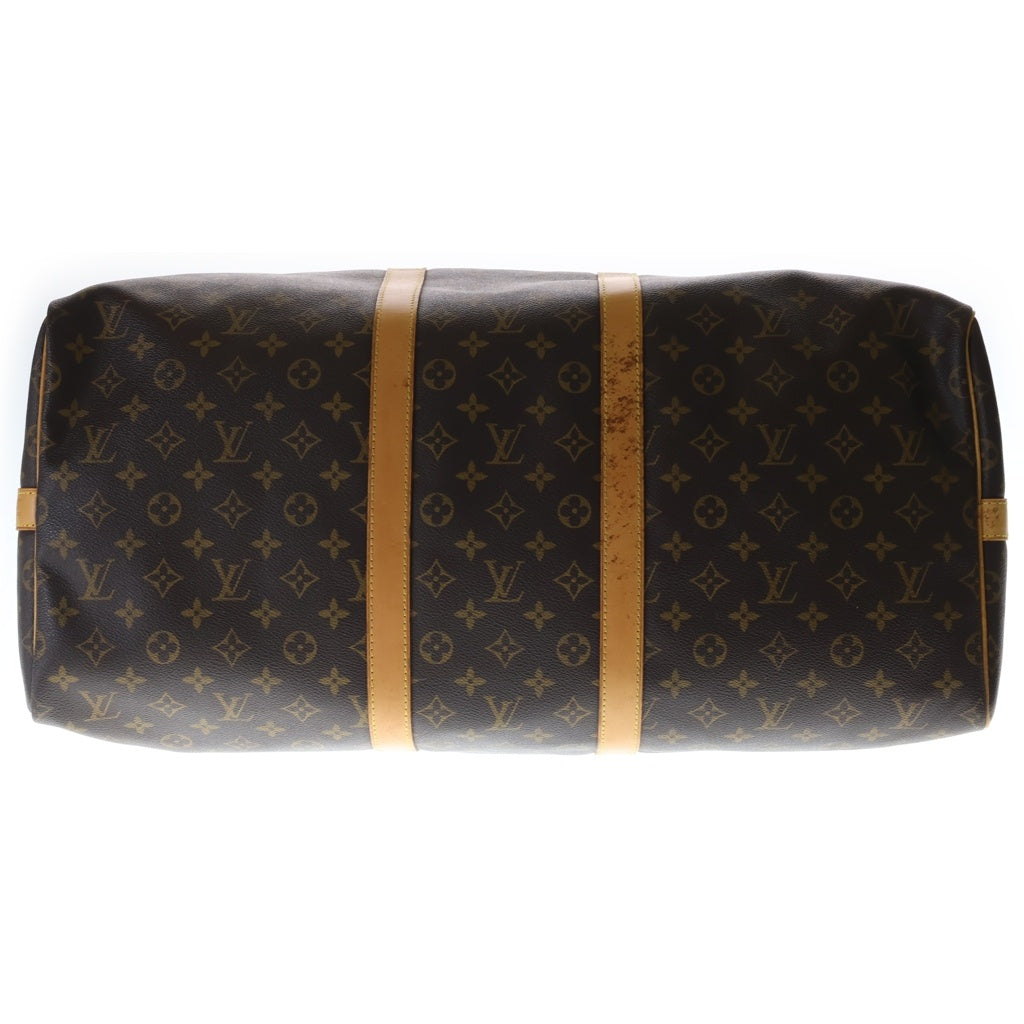 LOUIS VUITTON(ルイヴィトン) モノグラム キーポルバンドリエール55 PVC レザー 2WAY ハンドバッグ ショルダーバッグ ボストンバッグ ブラウン M41414 レディース