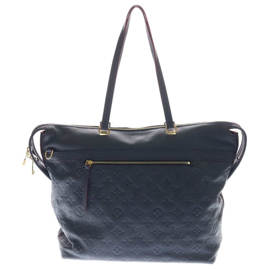 LOUIS VUITTON(ルイヴィトン) エボシ トートバック 2wayバック モノグラム アンプラント レザー ネイビー/マリーヌルージュ M51752 レディース
