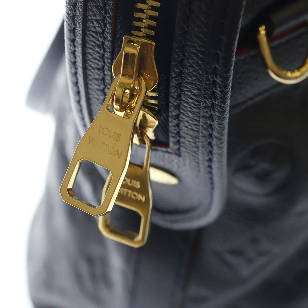 LOUIS VUITTON(ルイヴィトン) エボシ トートバック 2wayバック モノグラム アンプラント レザー ネイビー/マリーヌルージュ M51752 レディース