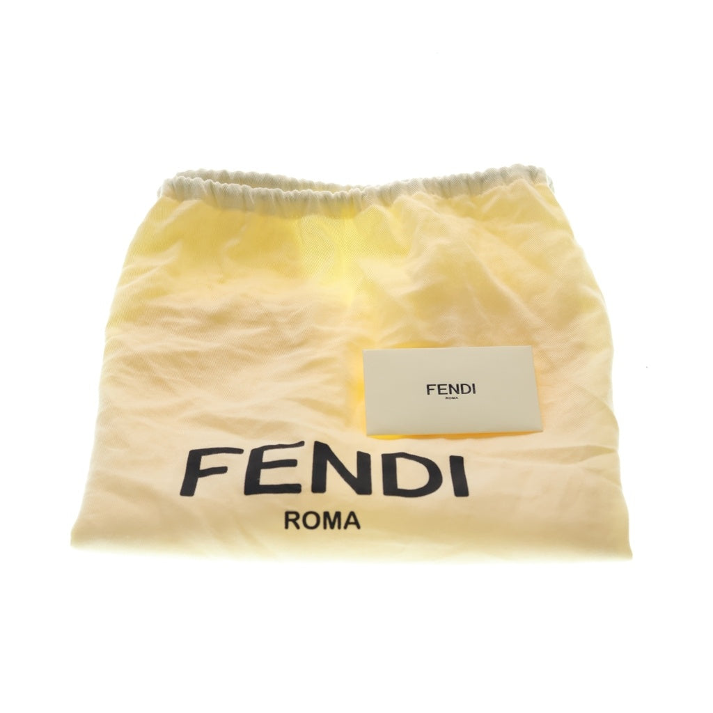 FENDI(フェンディ) ズッカ柄 FFジャガード FFロゴ バックパック リュックサック シルバー金具 ブラウン 8BZ057 レディース