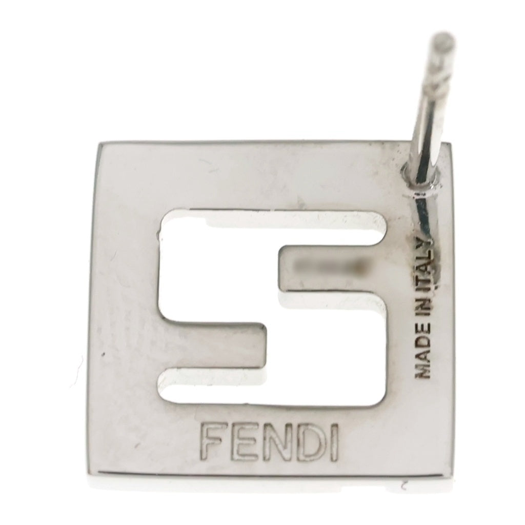 FENDI(フェンディ) フォーエバー ロゴ スタッドピアス シルバー レディース