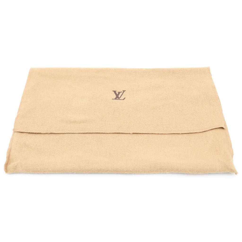 LOUIS VUITTON(ルイヴィトン) モノグラム ポシェットツインGM ショルダーバッグ ブラウン レザー×PVC M51852 ゴールド金具 レディース