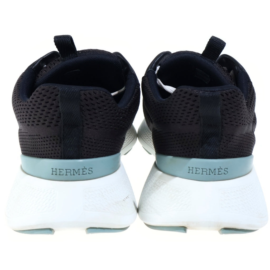 HERMES(エルメス) ヒーローズ スニーカー ローカット メッシュ ブラウン/グレーブルー