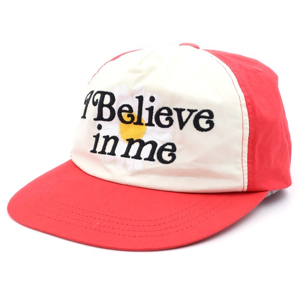 peaceminusone(ピースマイナスワン) ×Verdy 5 Panel Ball Cap Red ベースボールキャップ ホワイト×レッド