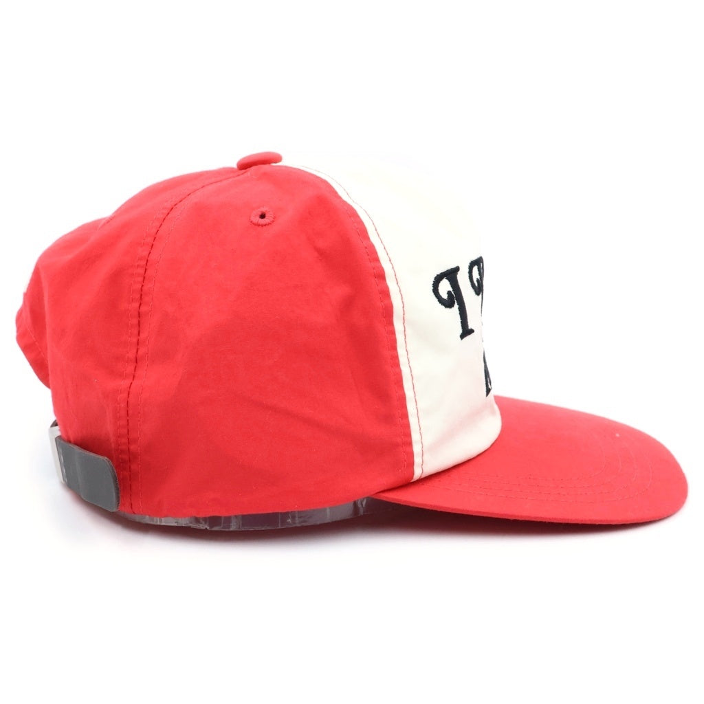 peaceminusone(ピースマイナスワン) ×Verdy 5 Panel Ball Cap Red ベースボールキャップ ホワイト×レッド
