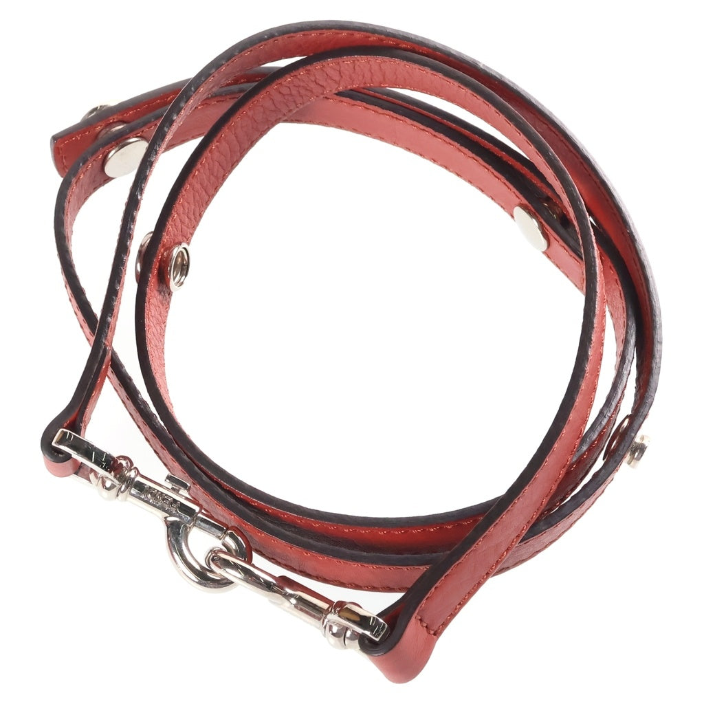 FENDI(フェンディ) バイザウェイ ミニ レザー シルバー金具 2WAY ハンドバッグ ショルダーバッグ レッド レディース