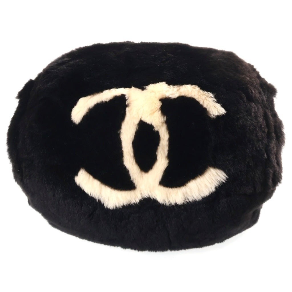 CHANEL(シャネル) ココマーク チェーンアームウォーマー GD金具 黒 ラパン レディース