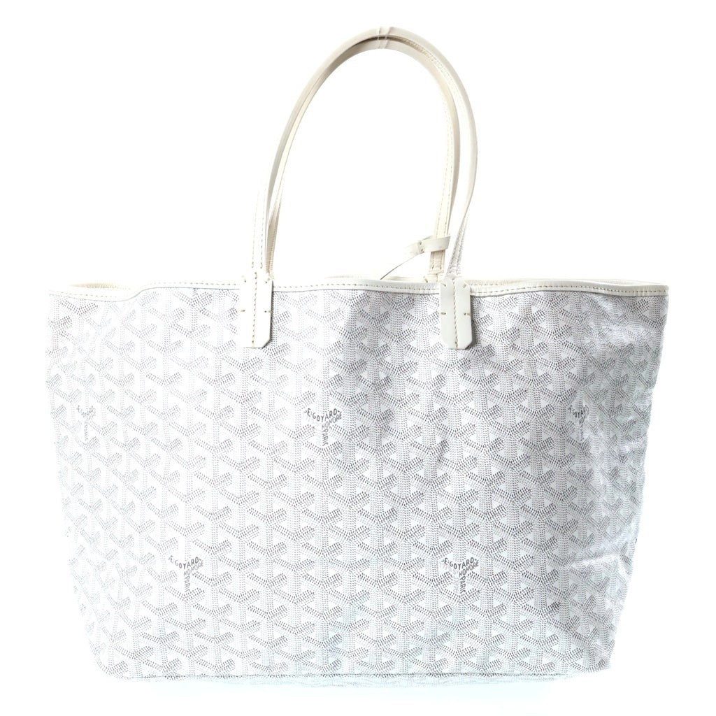 GOYARD(ゴヤール) サンルイPM ハンドバッグ トートバッグ ホワイト レザー レディース