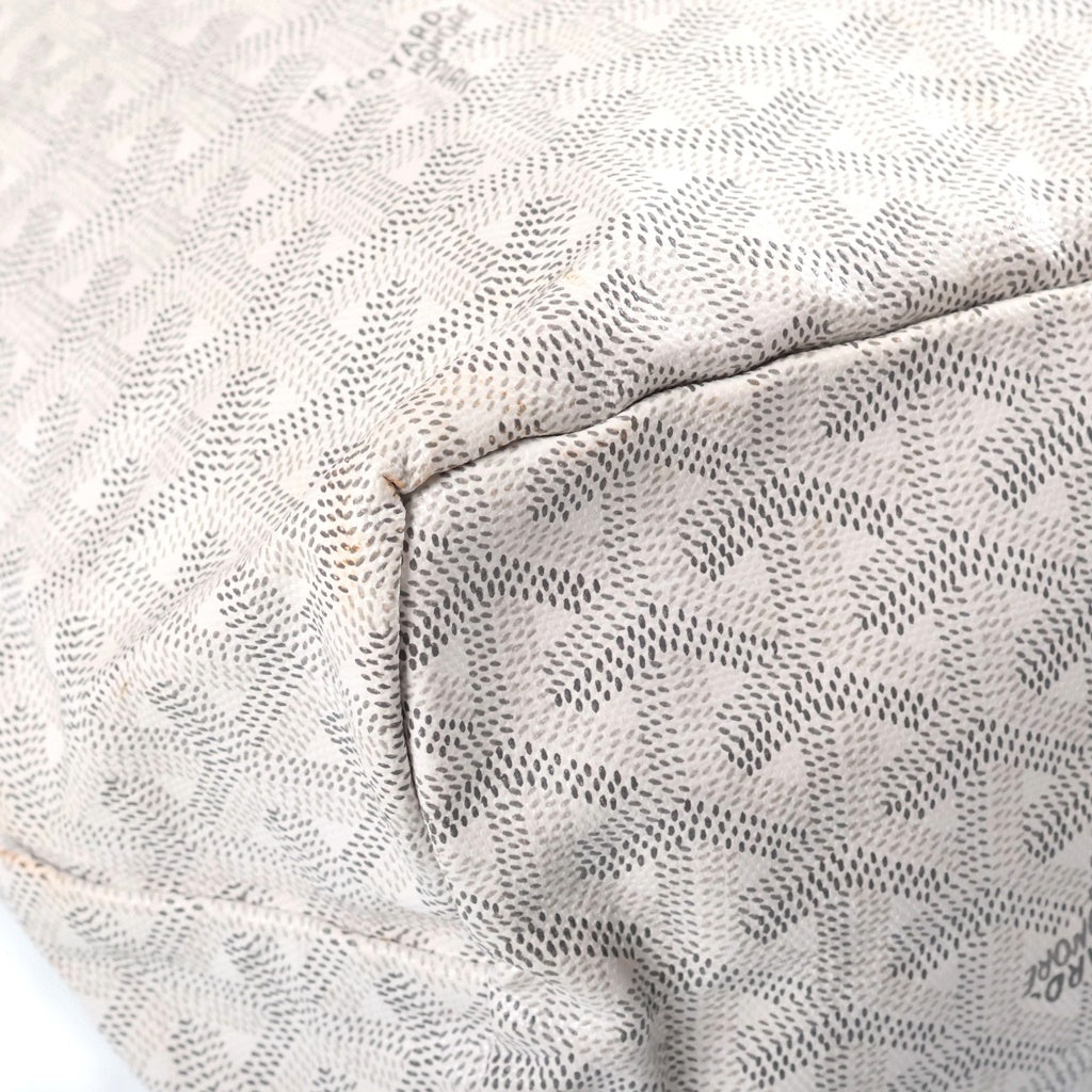 GOYARD(ゴヤール) サンルイPM ハンドバッグ トートバッグ ホワイト レザー レディース