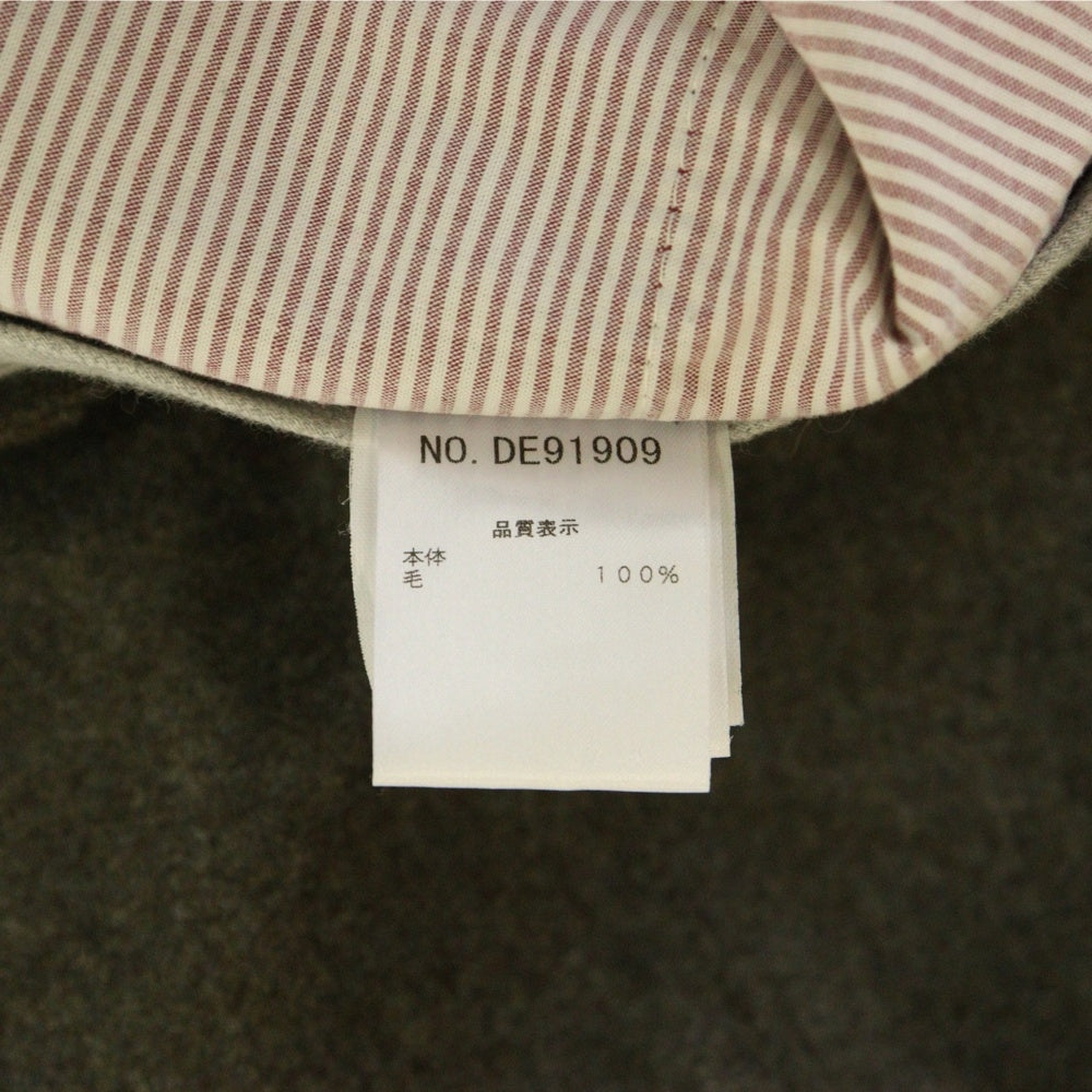 BRUNELLO CUCINELLI(ブルネロクチネリ) センタープレス ジップフライ ウール テーパード スラックスパンツ グレージュ