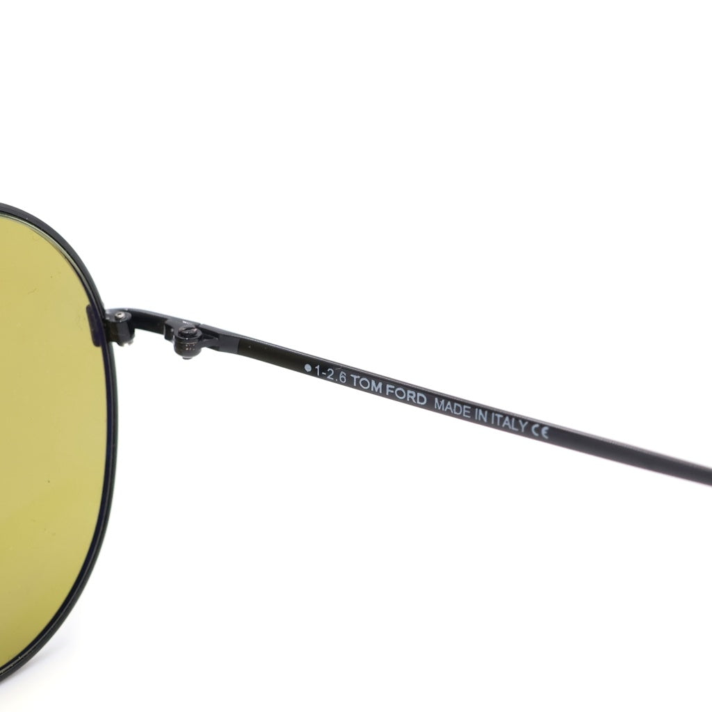 TOM FORD(トムフォード) TF497 ティアドロップフレーム カラーレンズ サングラス メガネ ブラック/グリーン