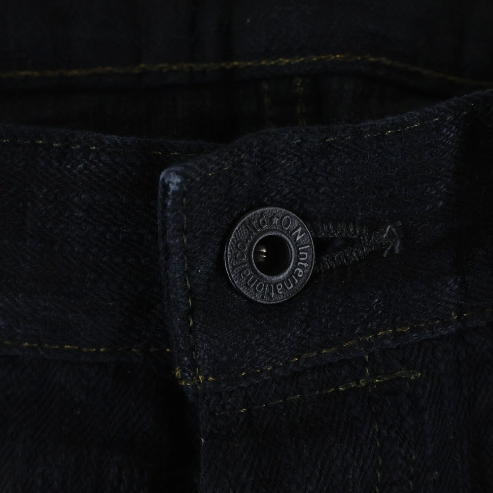 ONI DENIM(オニデニム) 17ozバンピーデニムジーンズ ブラック 277BUMPY-BLK
