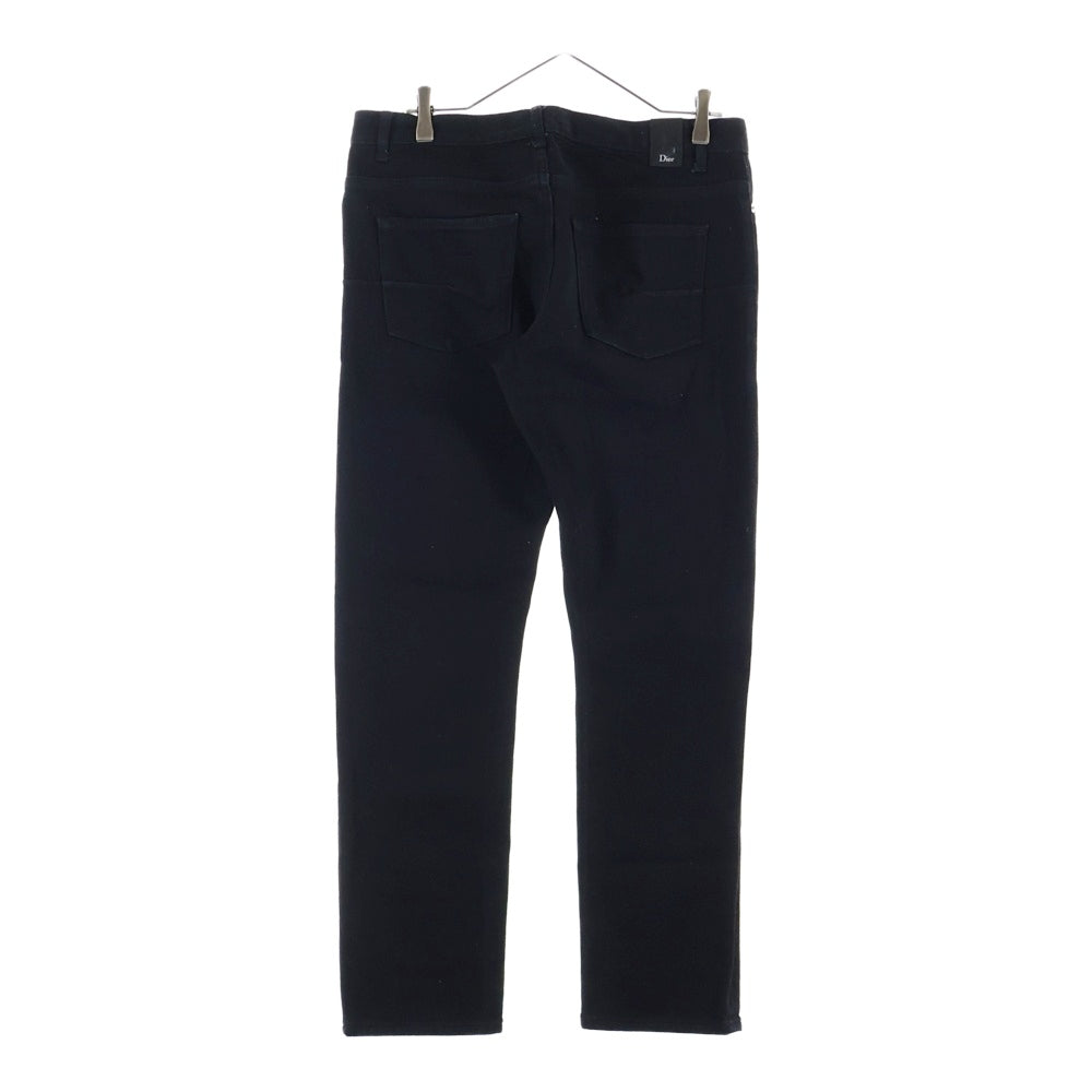 Dior HOMME(ディオールオム) 18AW BEE DENIM ビー刺繍 スリムストレートデニムパンツ ブラック 863DS11W9493