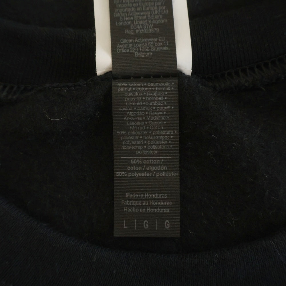 TOKYO INDIANS MC(トーキョー インディアンズ) Original 8.0oz Crewneck Sweatshirt ロゴプリント クルーネックスウェットシャツ ブラック