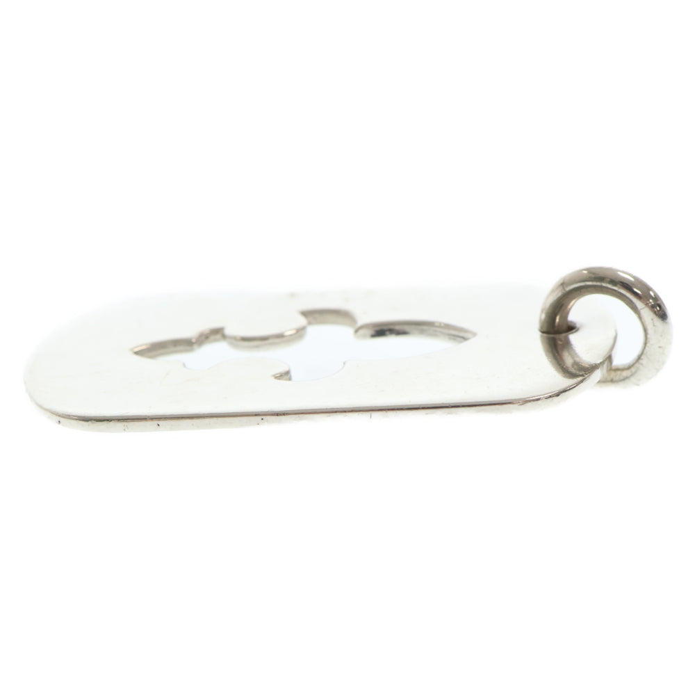 CHROME HEARTS(クロムハーツ) D TAG LRG CO CRS カットアウトクロスドッグタグ ラージ ペンダントトップ シルバー BCA239