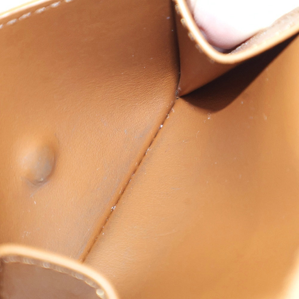 CELINE(セリーヌ) トリオンフ スモールフラップウォレット 三つ折り財布 ラインストーン ストライプ ブルー コンパクトウォレット シルバー金具 デニム 10D782GF4.07FX