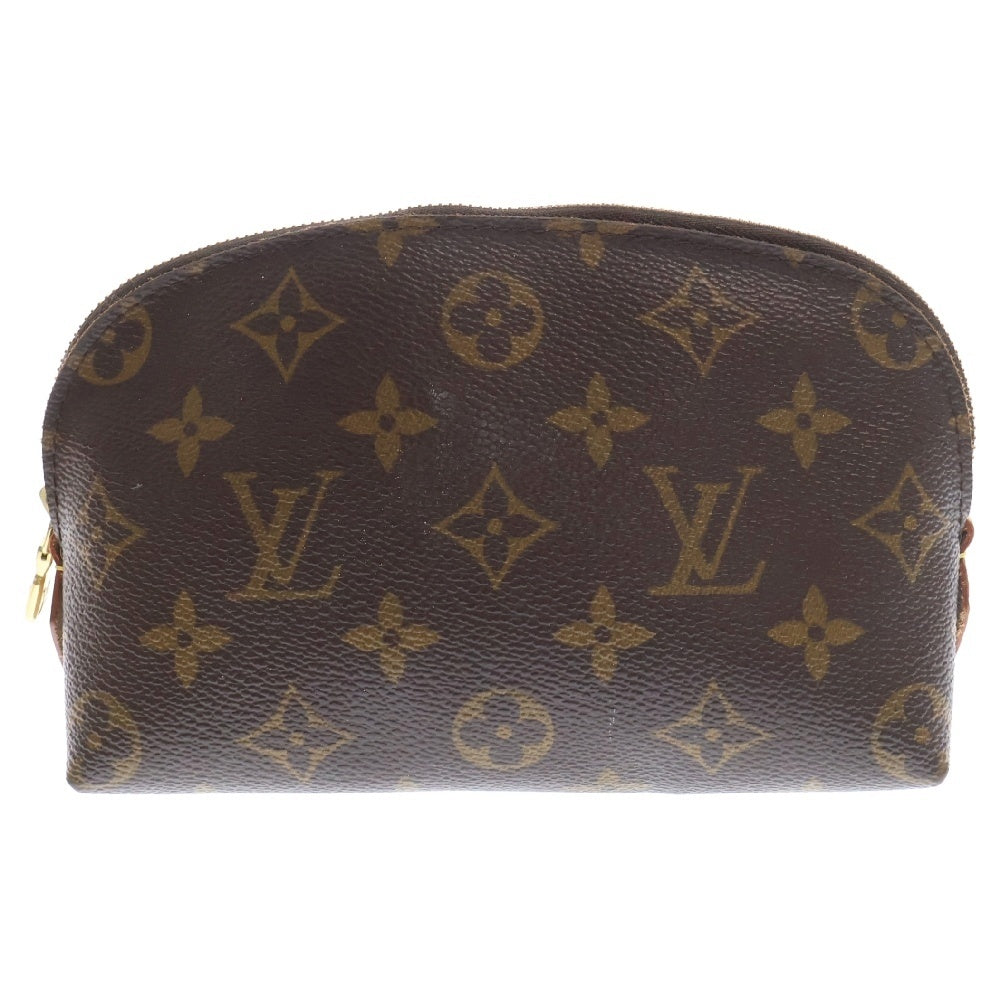 LOUIS VUITTON(ルイヴィトン) モノグラム ポシェットコスメティックPM レザーポーチ ブラウン M47515