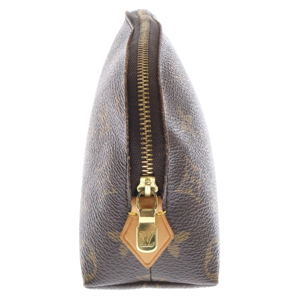 LOUIS VUITTON(ルイヴィトン) モノグラム ポシェットコスメティックPM レザーポーチ ブラウン M47515