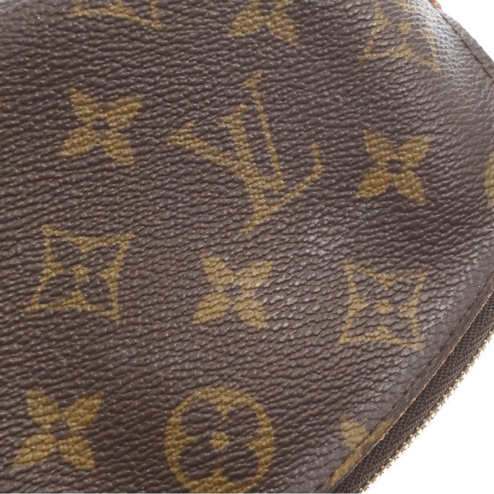 LOUIS VUITTON(ルイヴィトン) モノグラム ポシェットコスメティックPM レザーポーチ ブラウン M47515