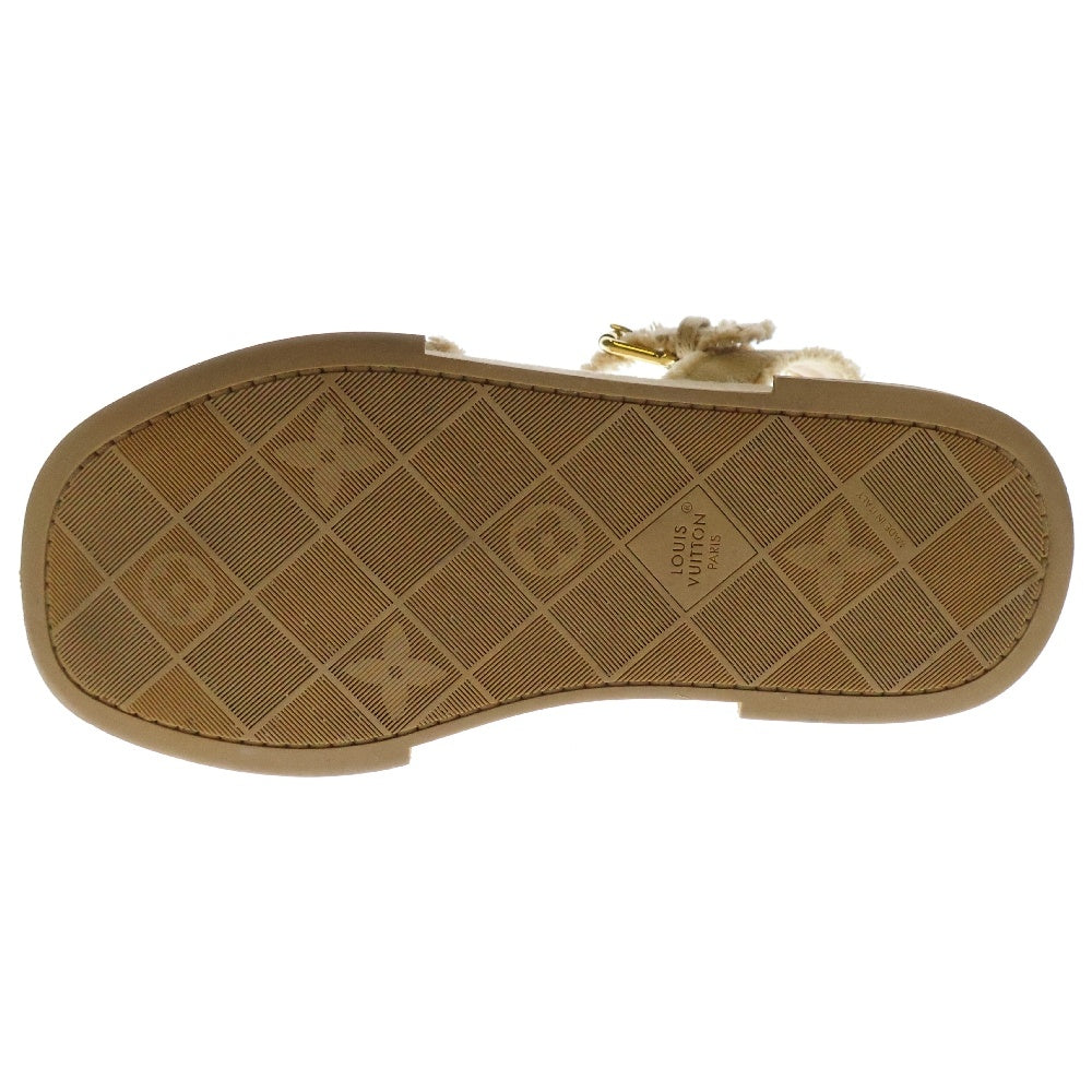 LOUIS VUITTON(ルイヴィトン) 24AW Maya Flatform Sandal モノグラム マヤ フラットフォーム サンダル レディース 1ACYCJ ベージュ