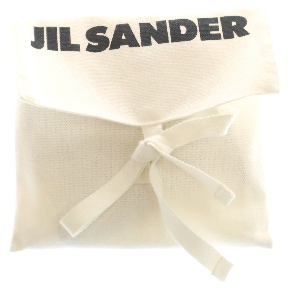 JIL SANDER NAVY(ジルサンダーネイビー) TANGLE タングル ロゴ レザー カードケース イエロー