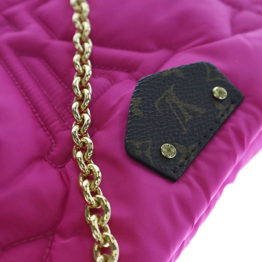 LOUIS VUITTON(ルイヴィトン) LVピロー マキシミュルティ ポシェットアクセソワール ナイロン ショルダーバッグ ピンク M58980 ストラップ欠品