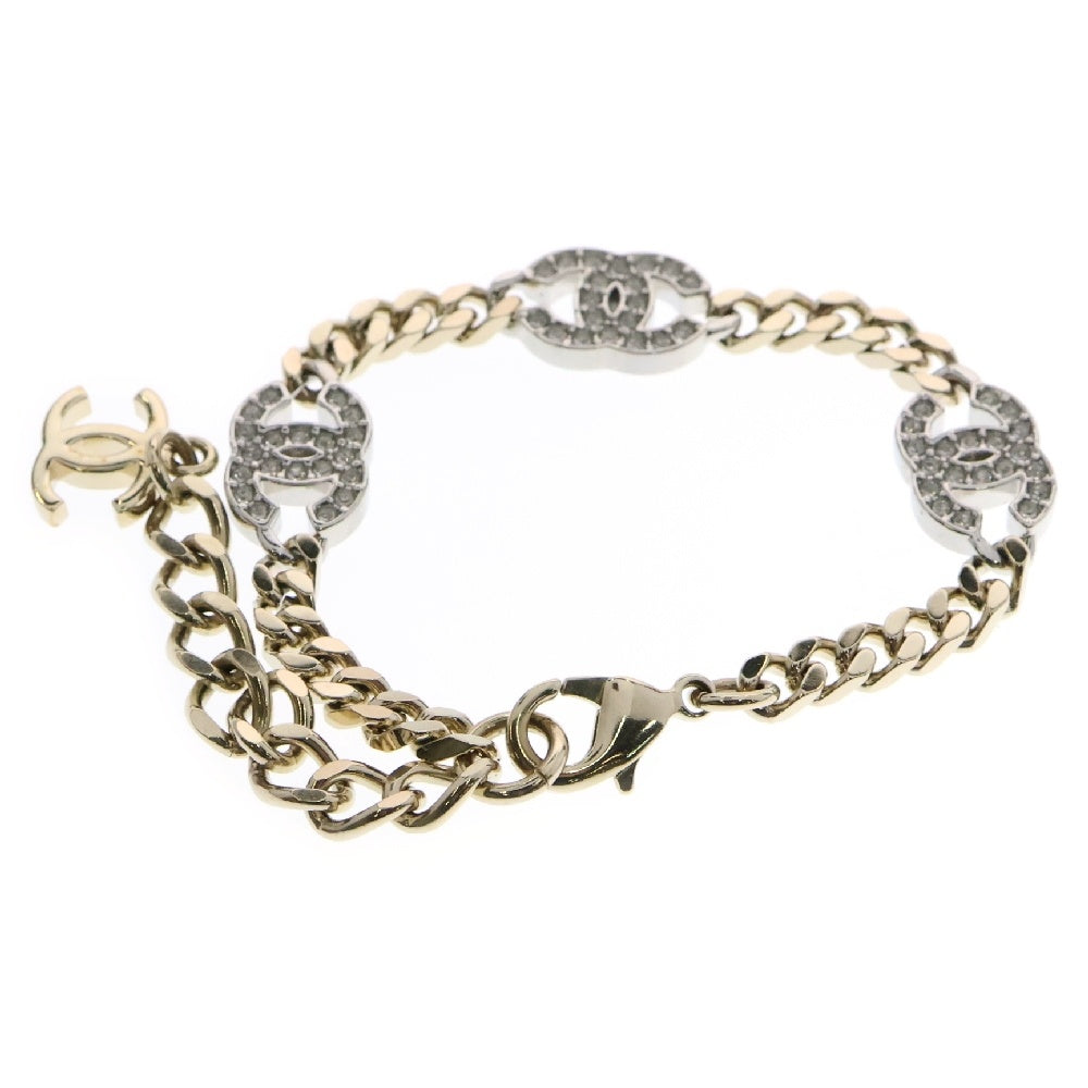 CHANEL(シャネル) ココマーク ブレスレット ラインストーン GP ゴールド B21A アクセサリー
