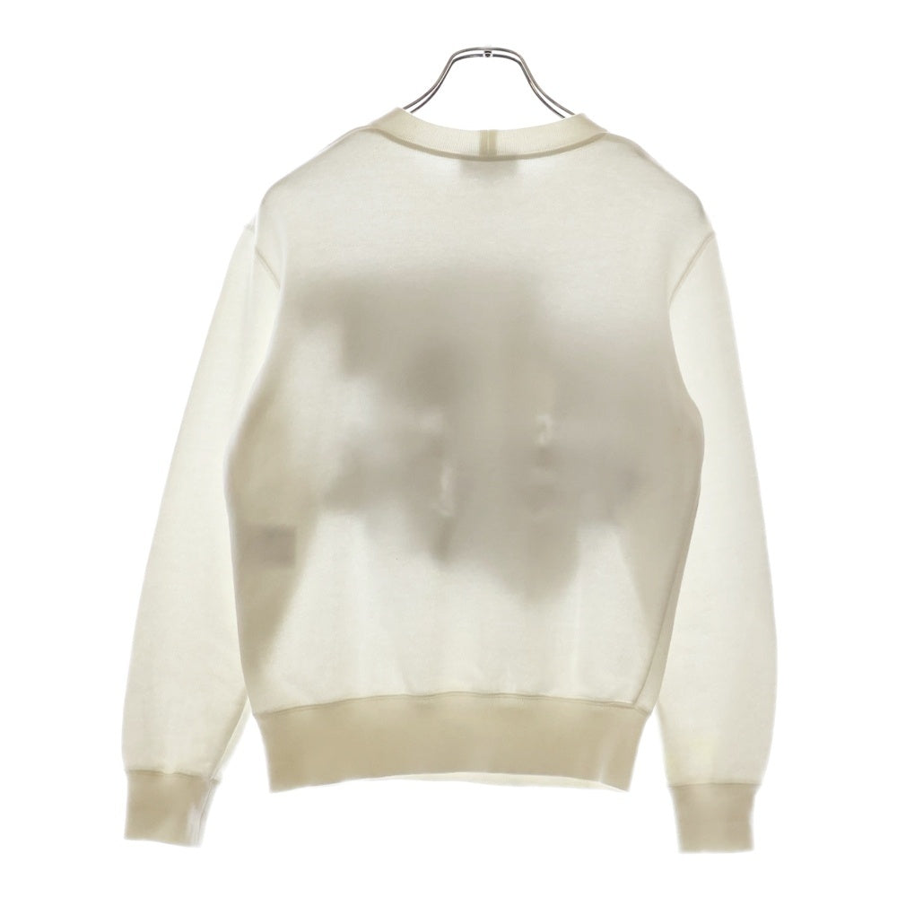 CHANEL(シャネル) ココマーク カメリア スパンコール トレーナー スウェット 白 コットン P63298K48933