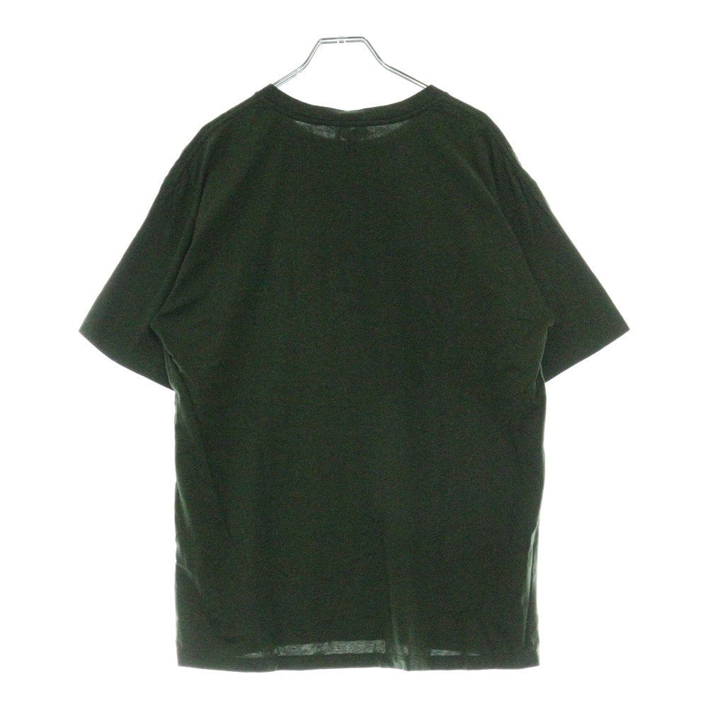 CELINE(セリーヌ) ロゴ 半袖Tシャツ カーキ グリーン コットン #M