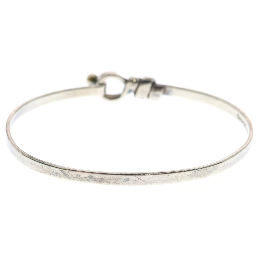 TIFFANY&Co(ティファニー) フック&アイ バングル ブレスレット SV925/750 シルバー/イエローゴールド