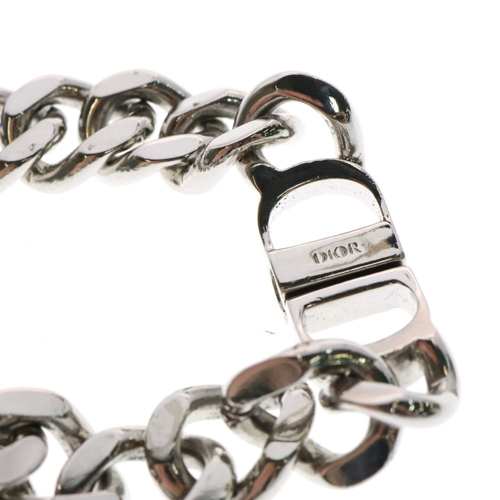 DIOR(ディオール) CDアイコン 喜平 ブレスレット GP チェーン シルバー