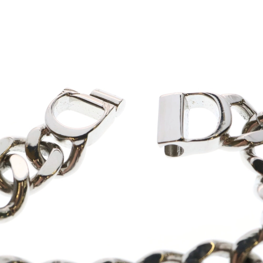 DIOR(ディオール) CDアイコン 喜平 ブレスレット GP チェーン シルバー