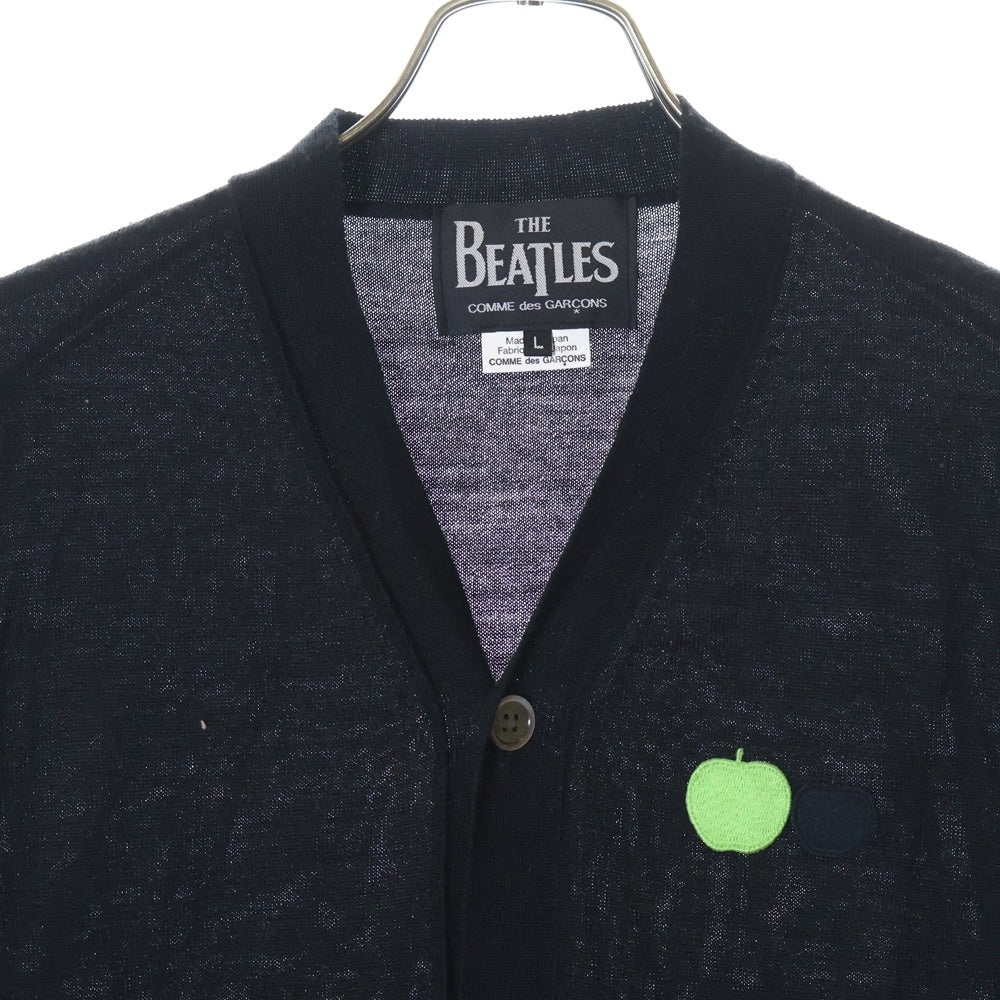 COMME des GARCONS(コムデギャルソン) ×THE BEATLES CARDIGAN ザ ビートルズ カーディガン アップル ワッペン メンズ