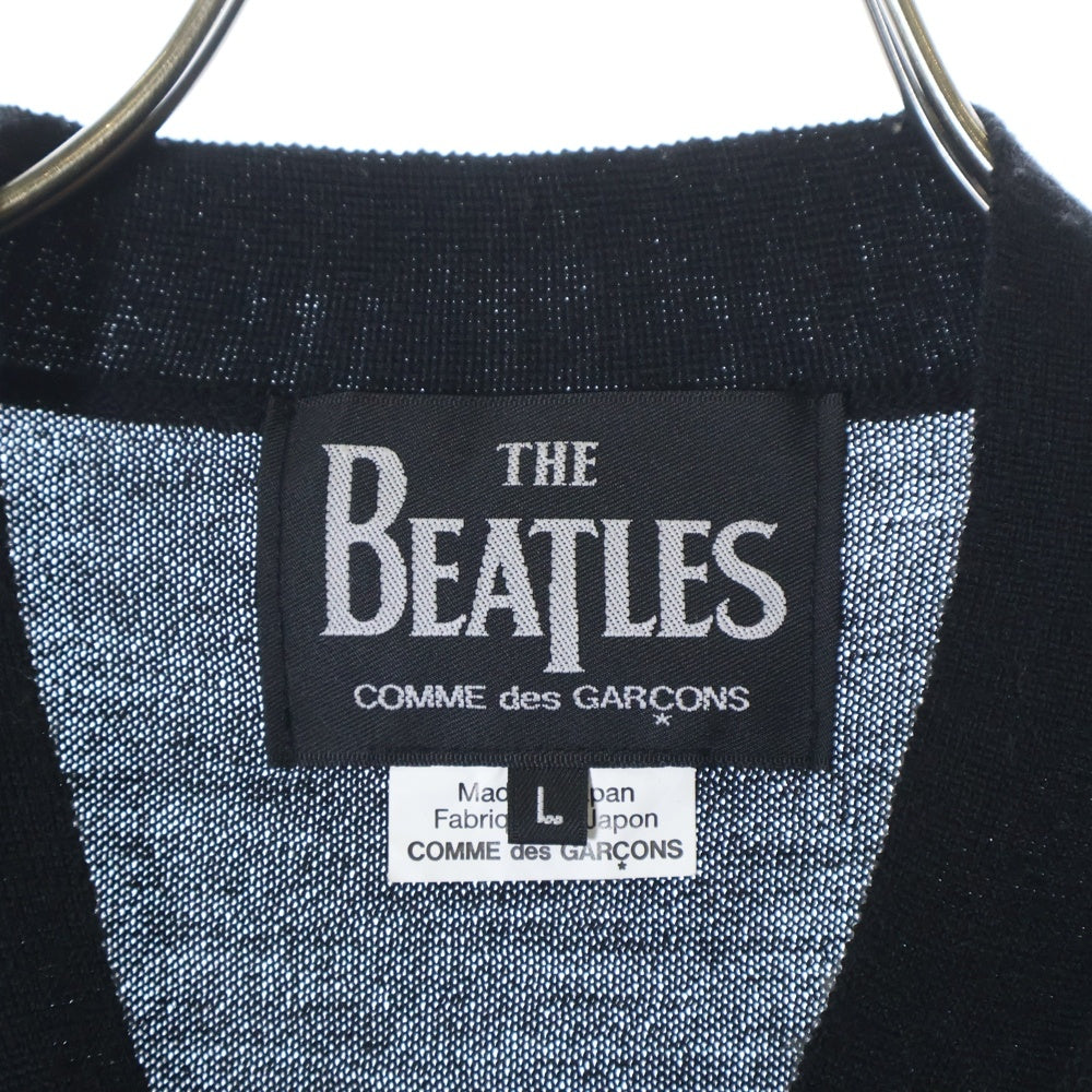 COMME des GARCONS(コムデギャルソン) ×THE BEATLES CARDIGAN ザ ビートルズ カーディガン アップル ワッペン メンズ